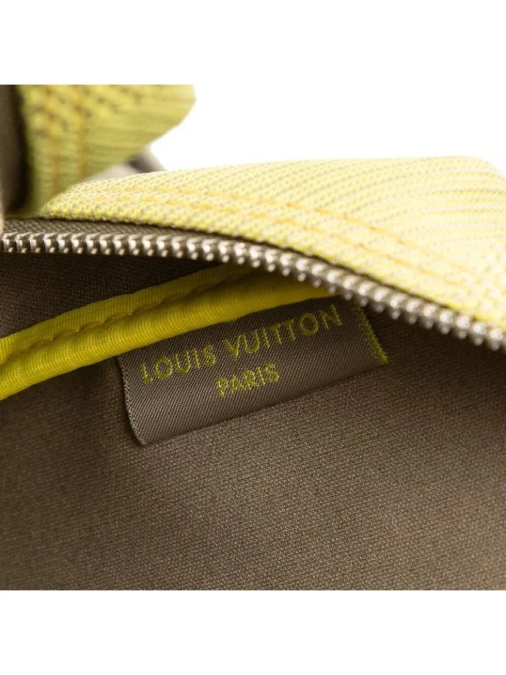 Louis Vuitton Damier Jean Weatherly LV Cup Crossbody Shoulder Bag Yellow Canvas